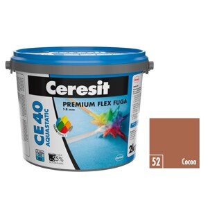 Ceresit Flexibilná škárovacia hmota CE 40 Aquastatic Cocoa, 2 kg