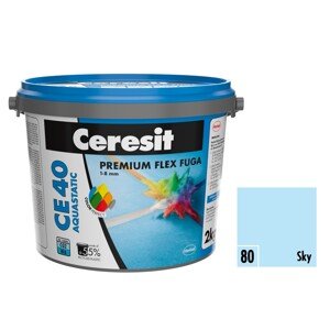 Ceresit Flexibilná škárovacia hmota CE 40 Aquastatic Sky, 2 kg