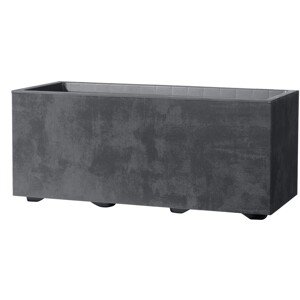 Deroma Truhlík Millennium Cassetta antracitový 25 x 59 x 25 cm