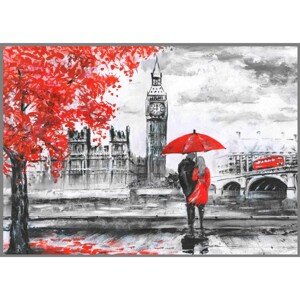 Bondecor Obraz Putframe Mesto 50 x 70 cm