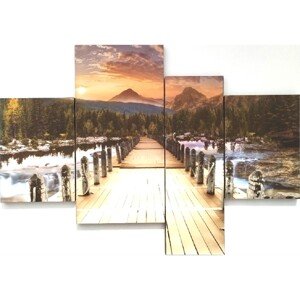 Bondecor 4dielna súprava obrazov Free 70 x 100 cm