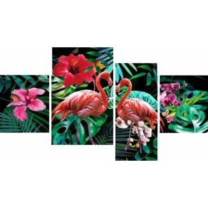 Bondecor 4dielna súprava obrazov Fauna 70 x 100 cm