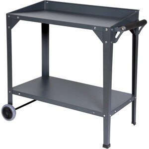 Floraworld Vozík na rastliny antracitový 95 x 55 x 81 cm