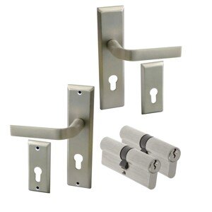 O.K. Doors Súprava kovania P55 typ 011/02 univerzálne otváranie, 2 vložky 35/45