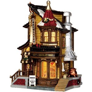 Lemax Vianočná dekorácia Luciin obchodík s čokoládou