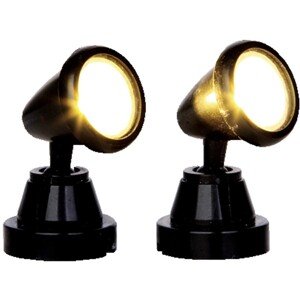 Lemax Vianočná dekorácia okrúhle reflektory číre 2-dielna súprava