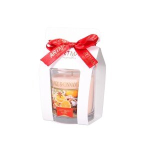 Sviečka vonná v skle ORANGE & CINNAMON 180 g