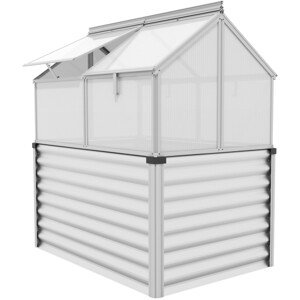 Vitavia Vyvýš. záhon s par. Gaia Jumbo HKP 4mm elox/hliník 83 x 122 x 135 cm