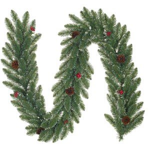 Black Box Trees Girlanda Creston so šiškami a bobuľkami, pr. 25 cm, dĺžka 270 cm