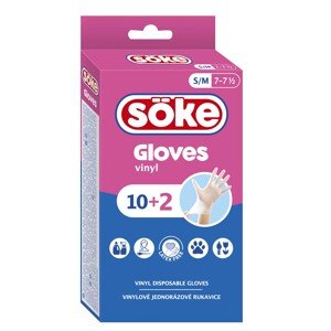 Söke Vinylové rukavice veľ. S/M
