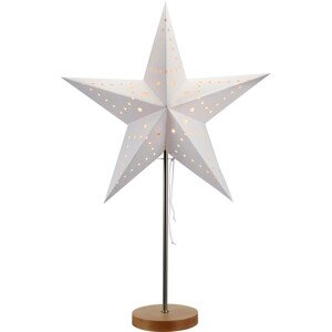 Markslöjd Vianočná hviezda MIKKE na postavenie biela E14 max. 25 W, 65x45x21 cm