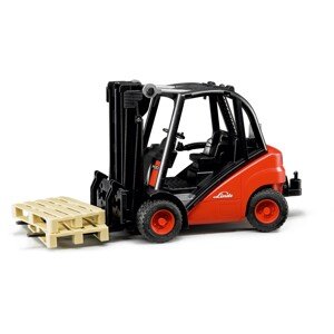 Bruder Vysokozdvižný vozík Linde H30D s 2 paletami 1:16