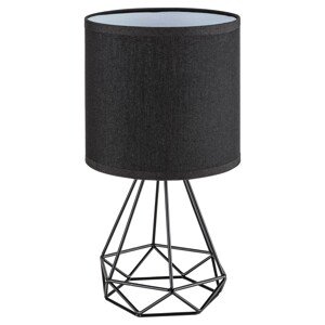 Rabalux Stolná lampa Kinga, čierna, pr. 17 x 32 cm