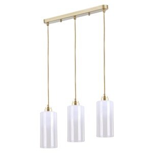 Rabalux Závesné svietidlo Panthea, zlatá/biela, 170 x 50 x 10 cm
