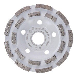 Bosch Diamantový hrncový kotúč Expert for Concrete, 18 seg., 125 x 22,23 x 5 mm