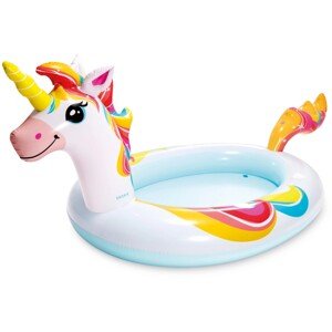 Intex Detský nafukovací bazén jednorožec s funkciou striekania 254 x 132 x 109cm