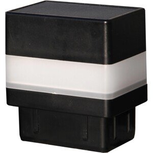 Floraworld Solárny LED kryt stĺpika, antracitový, 2 ks, 4 x 6 cm