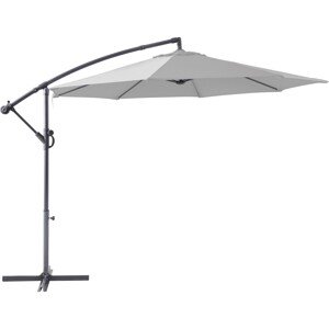 OBI Závesný slnečník Alvarado striebornosivý pr. 300 cm