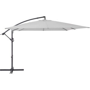 OBI Závesný slnečník Alvarado striebornosivý 300 x 300 cm