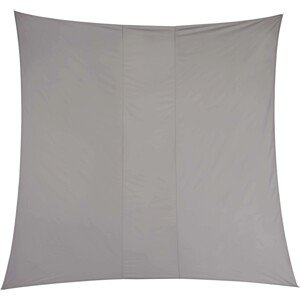Tieniaca plachta Neptún Beach, štvorcová, strieborno-sivá, 360 x 360 cm