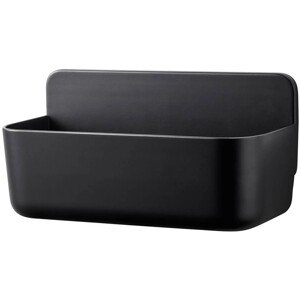 tesa Košík do sprchy Lavaa veľ. M, matná čierna, 130 x 260 x 110 mm