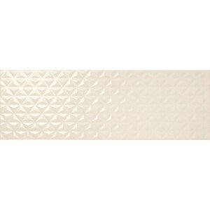 Dekor Anouk bianco, matný biely, 20 x 60 cm, 1 ks