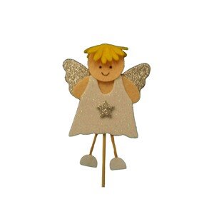 BD-Tova Anjel z plsti a kreplu, na zápich