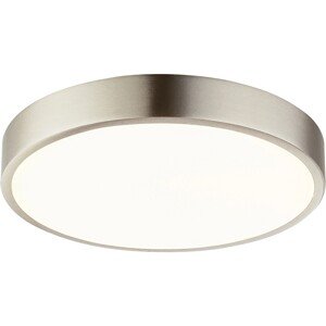 Globo LED stropné svietidlo Vitos, okrúhle, 28 W, matný nikel, pr. 22 x 2,6 cm