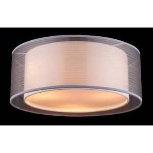 Globo Stropné svietidlo THEO, 3x E14, sivé/matný nikel, pr. 40 x 17,5 cm