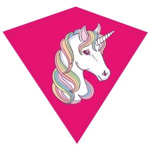 Wiky Šarkan lietajúci s motívom jednorožca, 68 x 73 cm