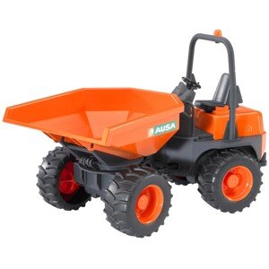 Bruder Mini vyklápač AUSA D350 AHG, oranžový, 26,6 x 12,4 x 17 cm
