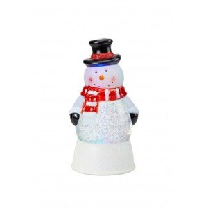 Markslöjd Dekorácia snehuliak SONNY, LED, biela, 19 x 10 x 10 cm