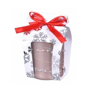 Artman Candles Vonná sviečka v skle Girlanda, ružovo-zlatá, 130 g