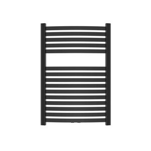 Invena Kúpeľňový rebrový radiátor, čierna, 54 x 80 cm