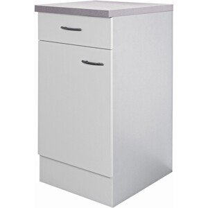 Flex-Well Kuchynská skrinka Wito spodná, zásuvky + dvierka, 40 x 85 x 57,1 cm