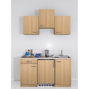 Flex-Well Kuchyňa Nano 150 cm/typ 1 - chladnička/varná doska
