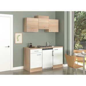 Flex-Well Kuchyňa Florida 150 cm/typ 4 - chladnička/varná doska