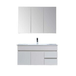 Sanotechnik Súprava kúpeľňového nábytku Belluno, biela, 3-dielna