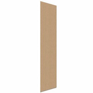 Denpanels Akustický panel WOOD Dub prírodná MDF sivá plsť 240 x 60 x 2 cm