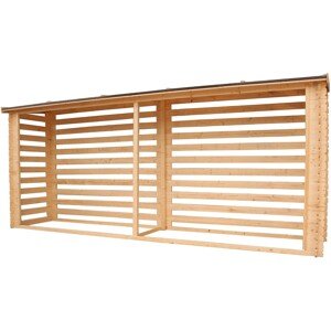 Timbela Drevený prístrešok na drevo M203, 444 x 88 cm