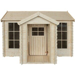 Timbela Drevený domček pre deti M520 s podlahou, 223 x 118 cm