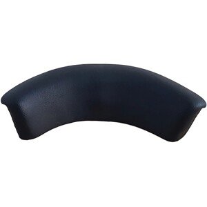Nordlys Náhradná opierka hlavy, zaoblená, antracitová, 6,5 x 29 x 3 cm