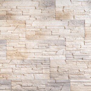 Stegu Sadrový obklad Maroko, svetlo sivá, 38,5 x 13 cm