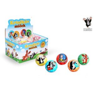 Wiky Loptička s motívom Krtka, rôzne druhy, 1 ks, 5 cm