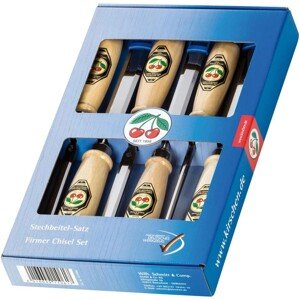 Kirschen Súprava tvrdších dlát s bočnými fazetami, 6dielna