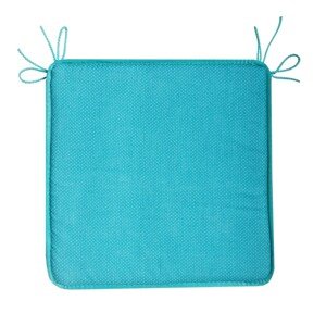 Podsedák so šnúrkami modrý bodka 36 x 36 x 2 cm