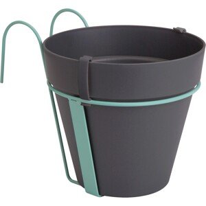 elho Kvetináč Loft Urban Balcony Potholder antracitový 27 x 20 x 28 cm