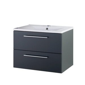 Sanotechnik Spodná kúpeľňová skrinka Fiora antracitová 70,5 x 51 x 52 cm