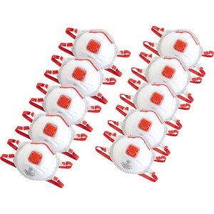 LUX Respirátor FFP3 NR D, 10 ks