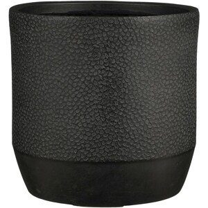 Mica Decorations Kvetináč Bogota Outdoor, magnézium, čierny, pr. 36 x 36 cm